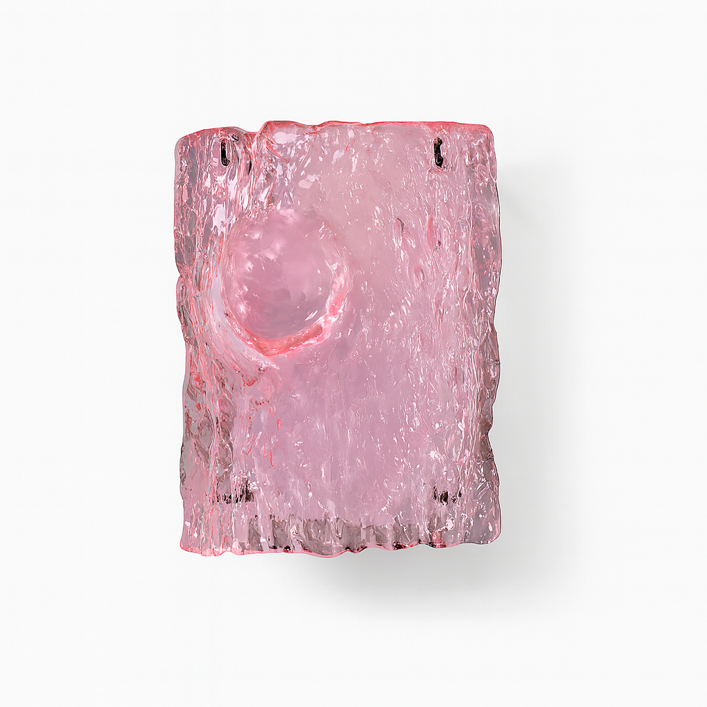 Wall lamp 01 pink Oak