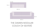 Load image into Gallery viewer, The Damien Modular Couch
