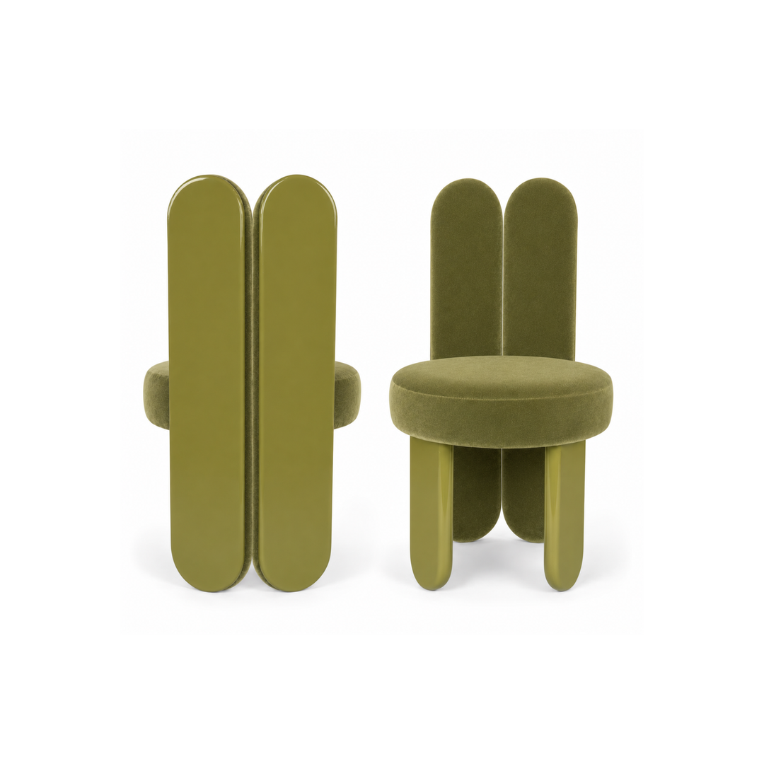 Ready to Ship: The Dimttri Chairs in Green