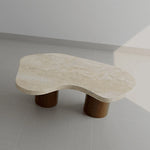 Load image into Gallery viewer, The Eliza Coffee Table in a light-filled space with soft furnishings – a white marble coffee table that adds elegance and contrast to neutral palettes.
