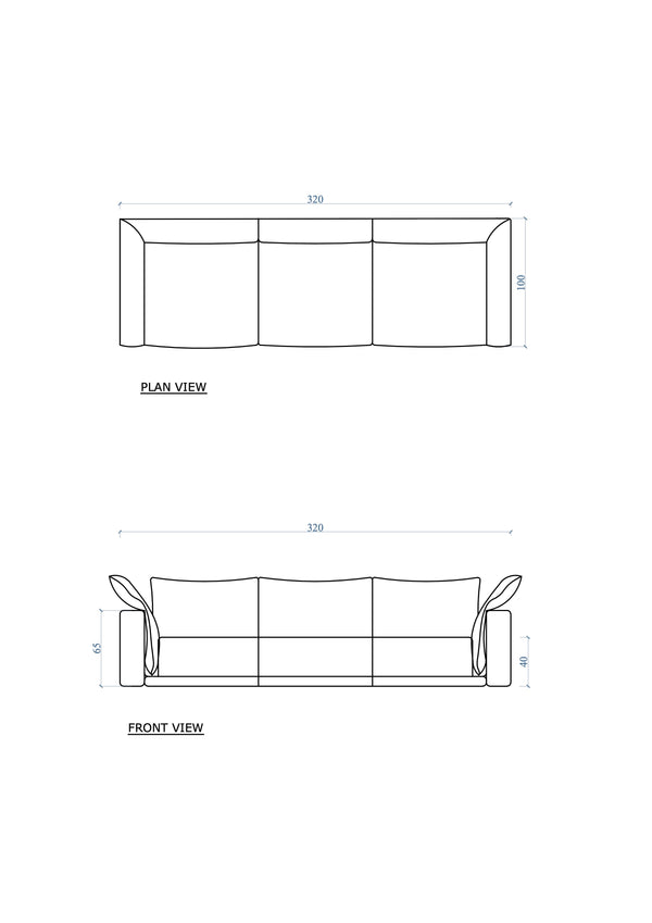 The Emily 4 Seater Sofa 