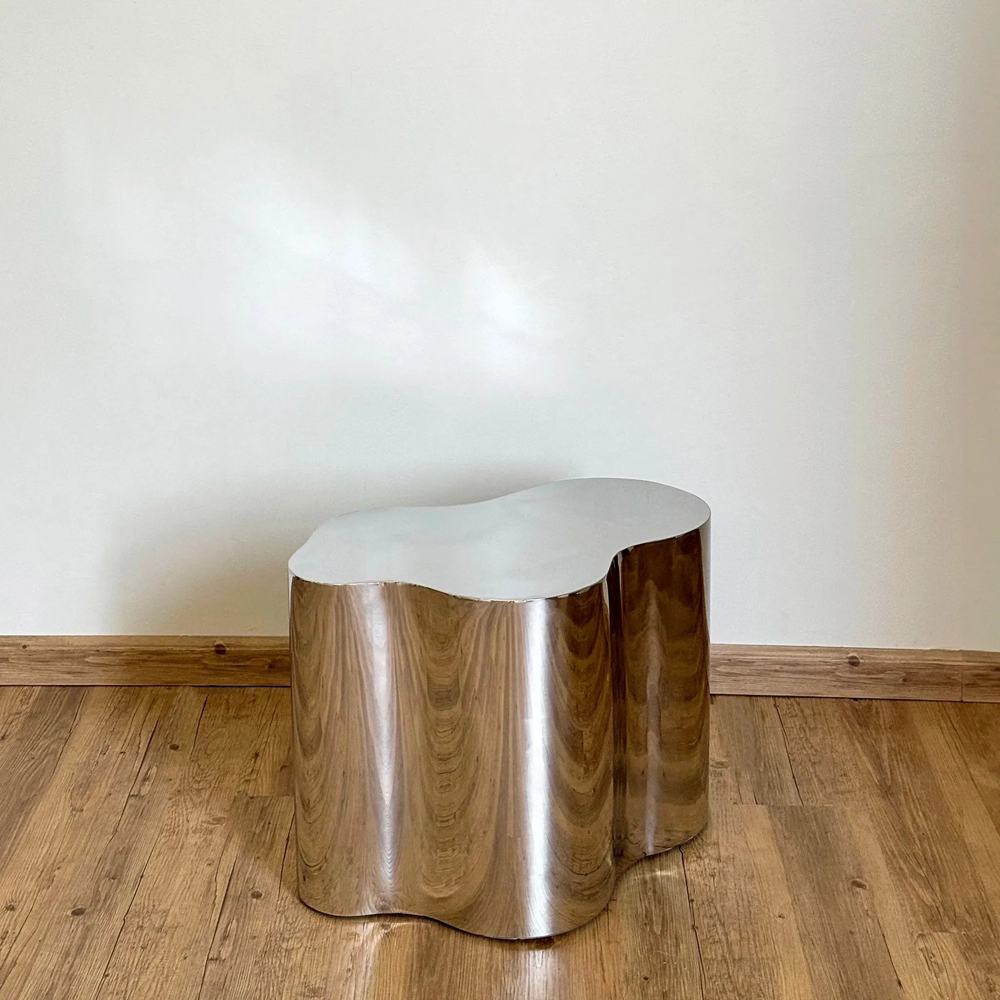 The Genevive Stainless Steel Coffee Table (Small)