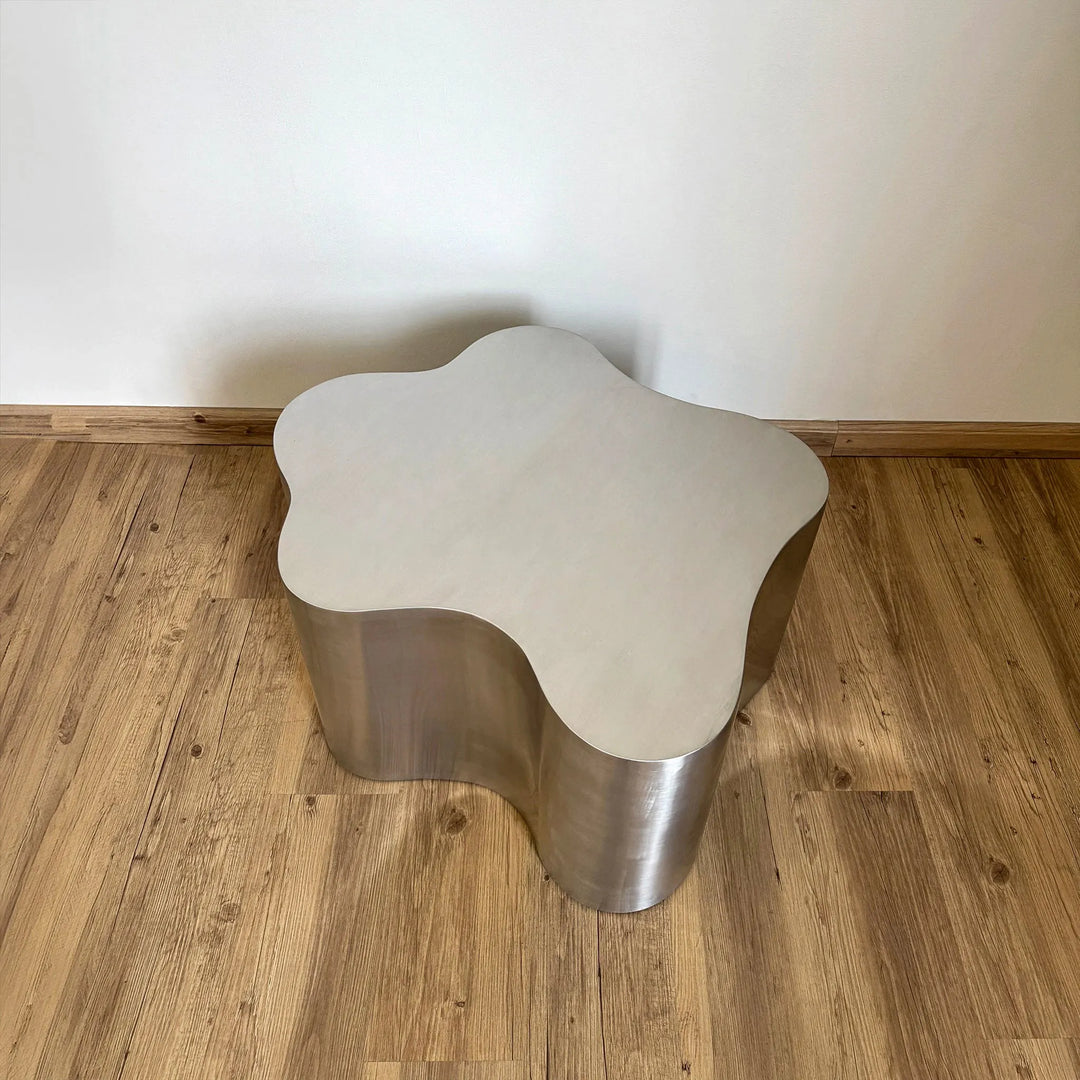 Stainless Steel Coffee Table in a chic living room, adding a touch of elegance and modern appeal to your space.