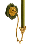 تحميل الصورة إلى عارض المعرض، Hanging Frost Candle Holder in Green  by Jude Benhalim
