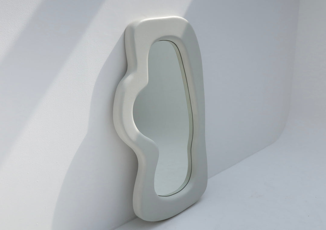 Large Millie Mirror in Microplaster