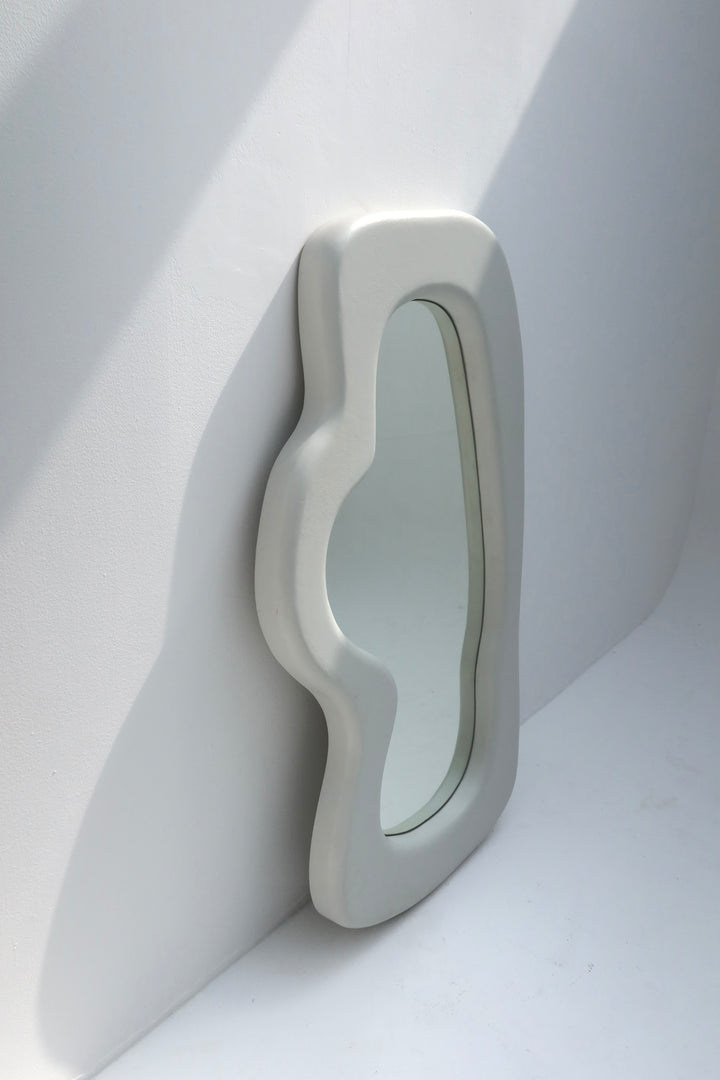 Large Millie Mirror in Microplaster