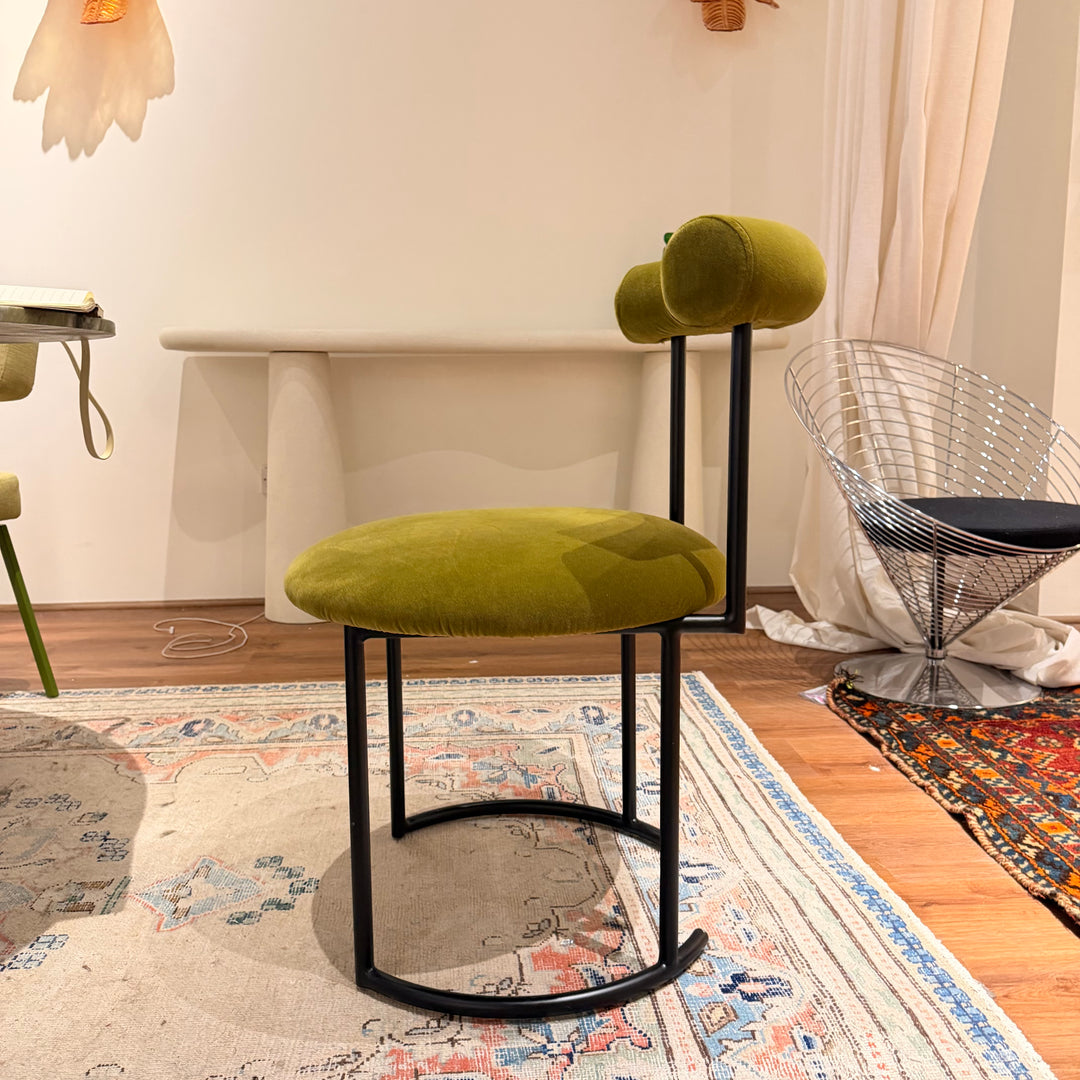 Ready to Ship: The Claudia Chair in Green (L.50xW.60xH.82 cm)