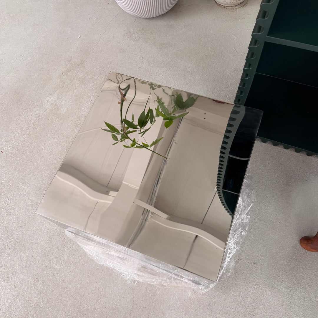 Ready to Ship : The Terryn Cube In Stainless Steel Chrome