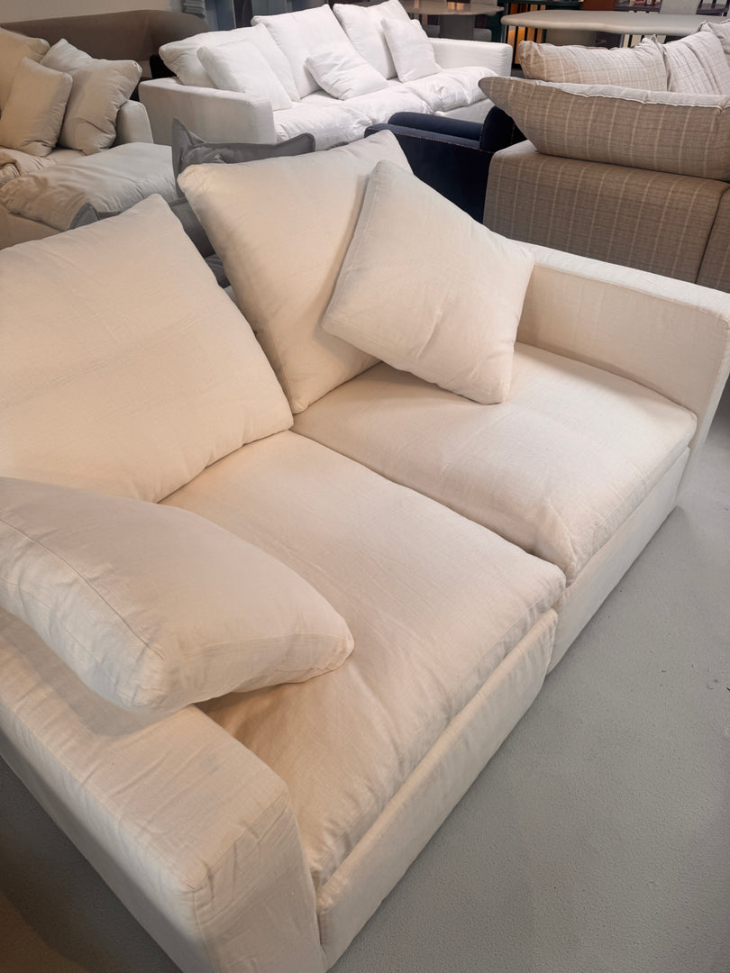 The Avis Sofa 2 Seater White color 2 seater WHS