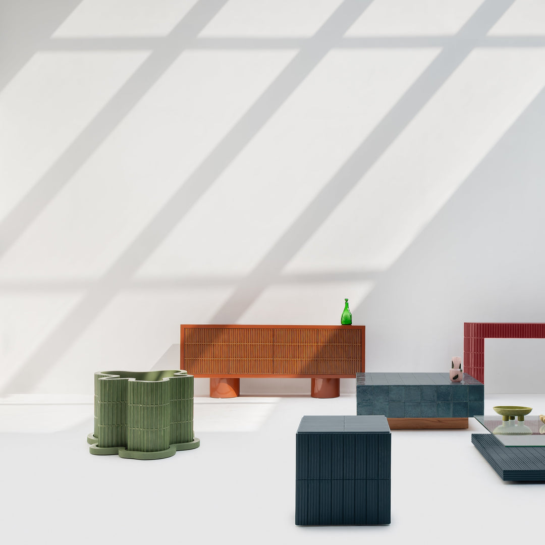 The Rupert Planter in Pistachio Tiles.