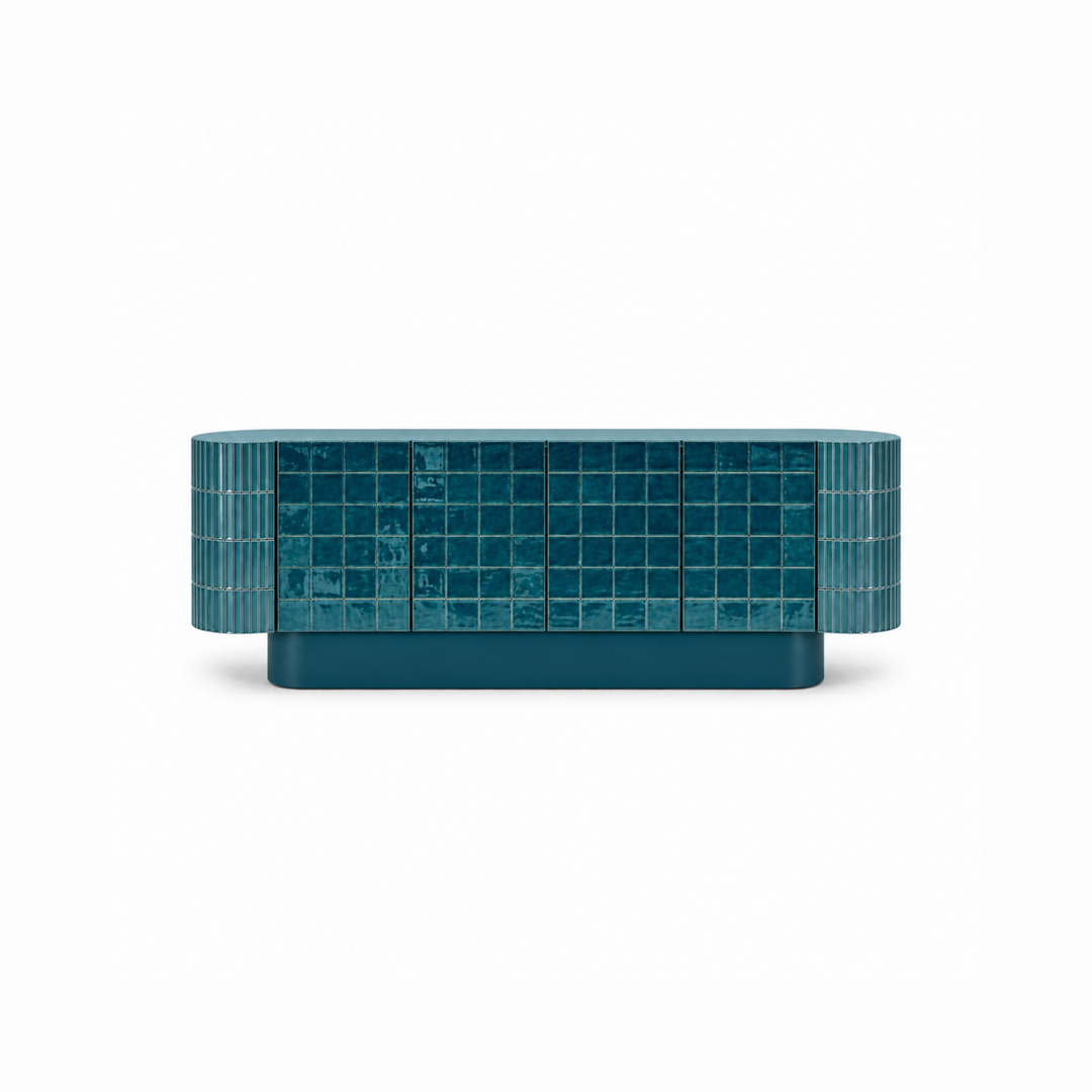 The Jagger Sideboard in Tile and Microplaster