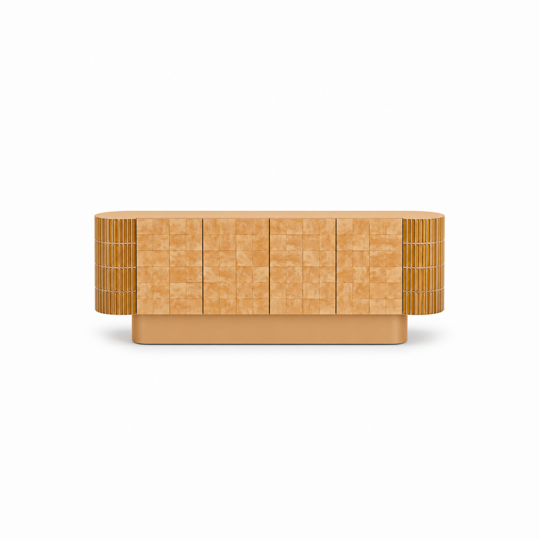 The Jagger Sideboard in Tile and Microplaster