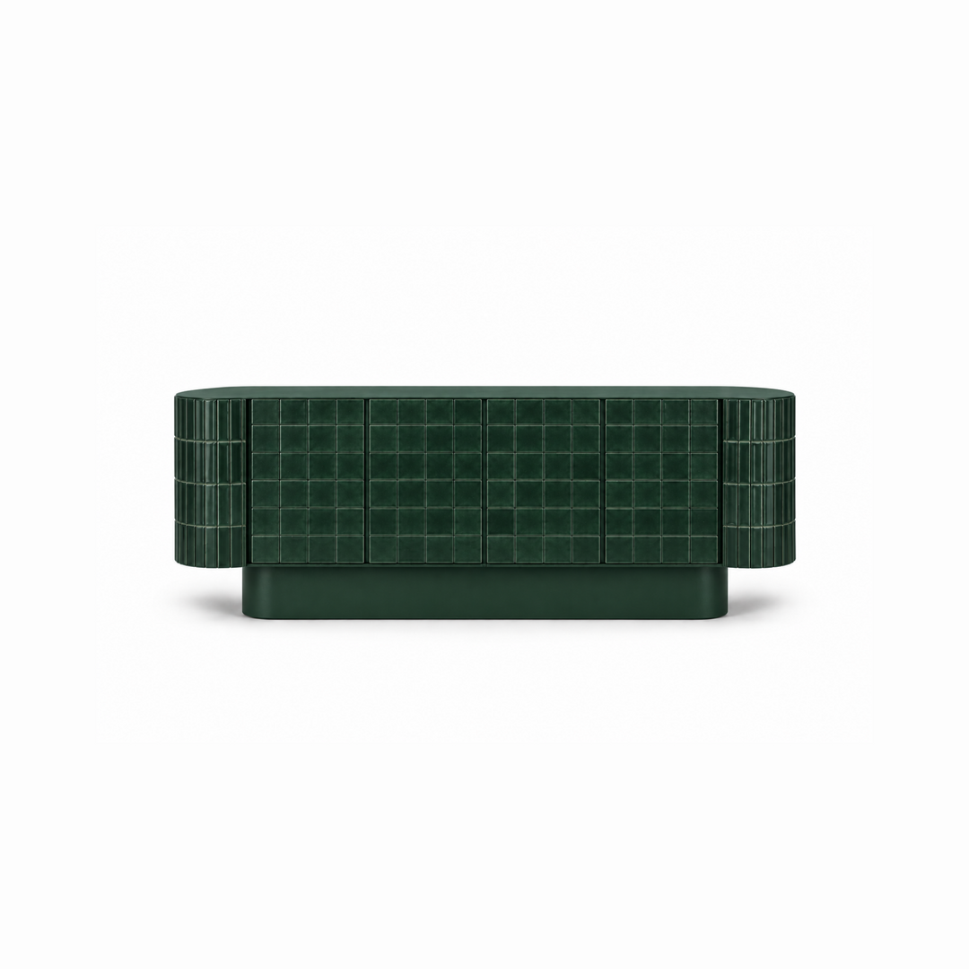 The Jagger Sideboard in Tile and Microplaster