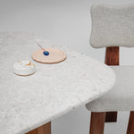 Load image into Gallery viewer, The Curtis Dining Table in Marble and Wood
