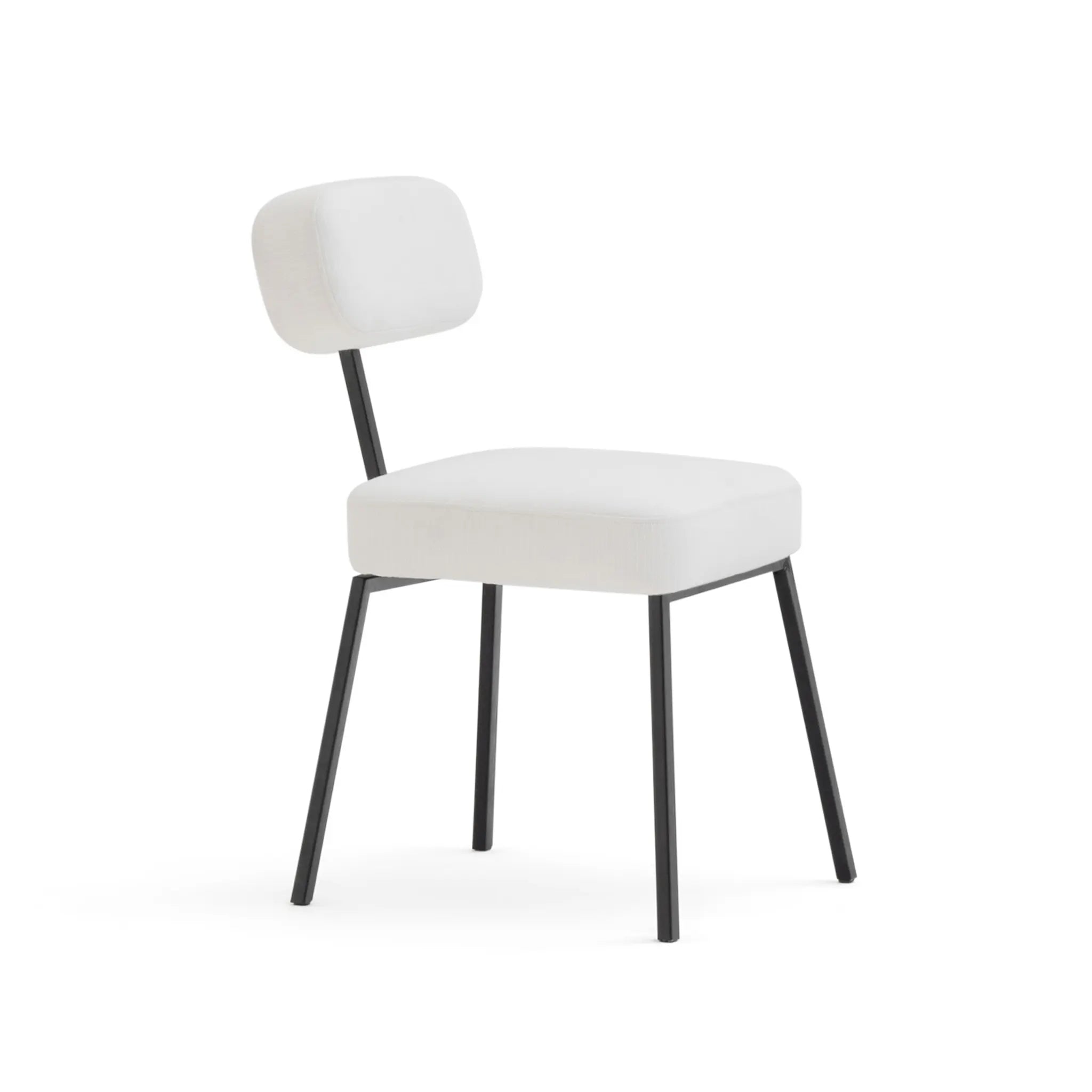 Polar fabric chair white backgroud view