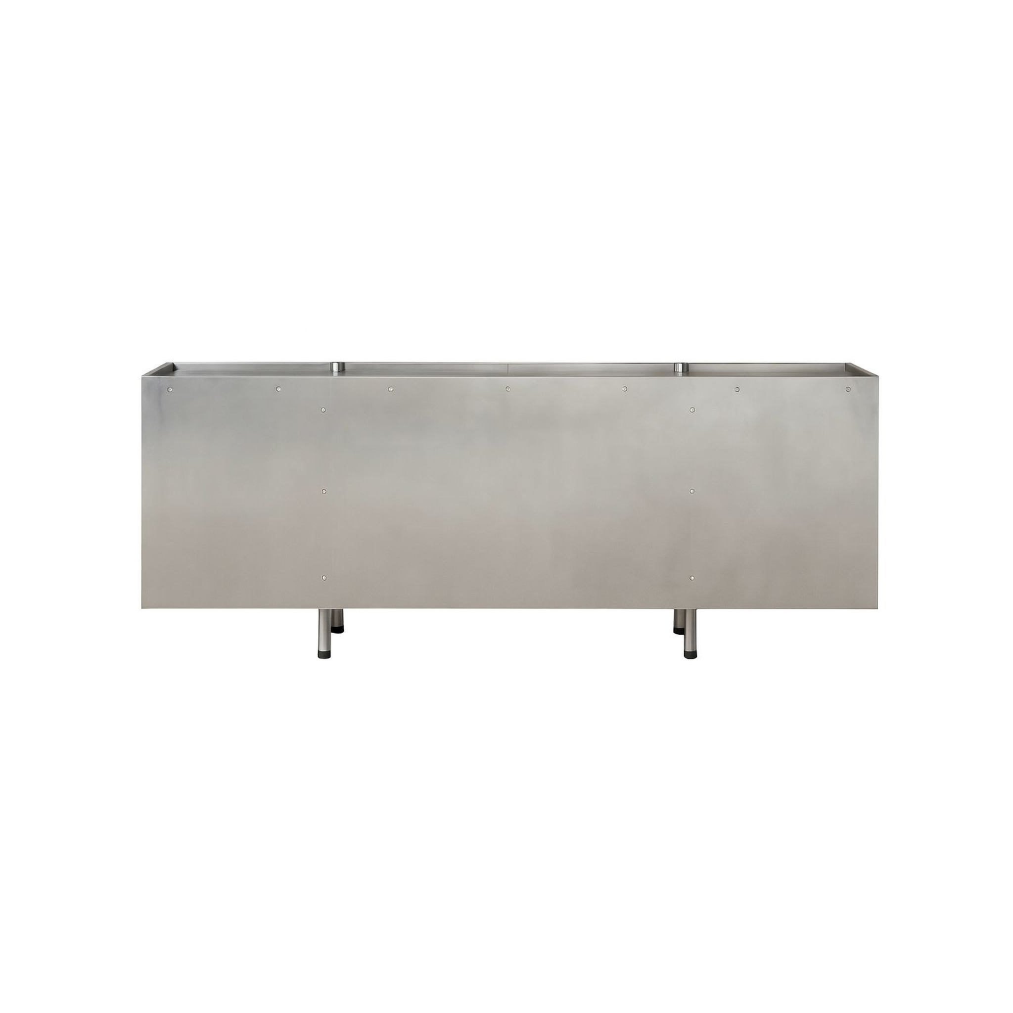 The Jeanie Sideboard in Brushes Stainless Steel