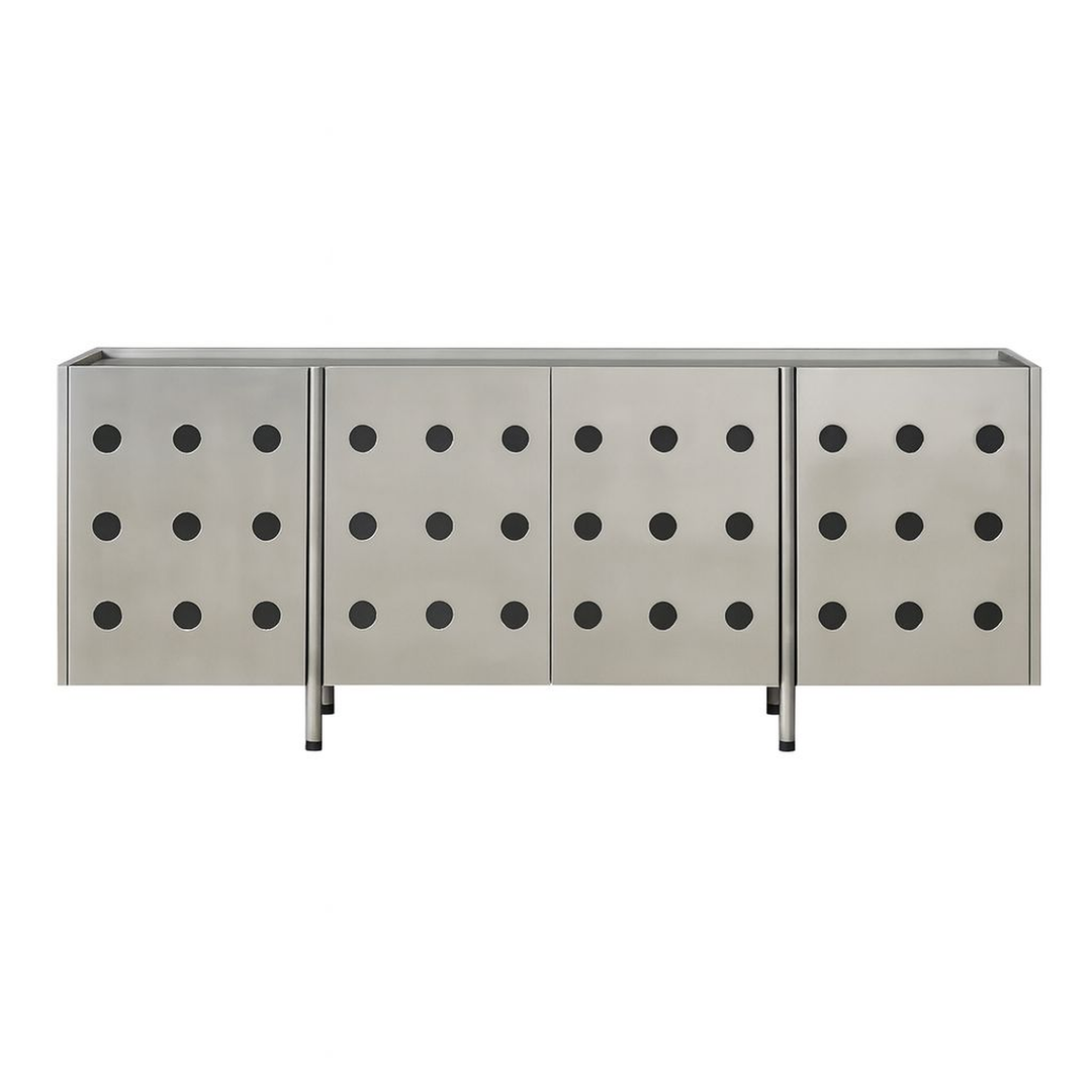 The Jeanie Sideboard in Brushes Stainless Steel