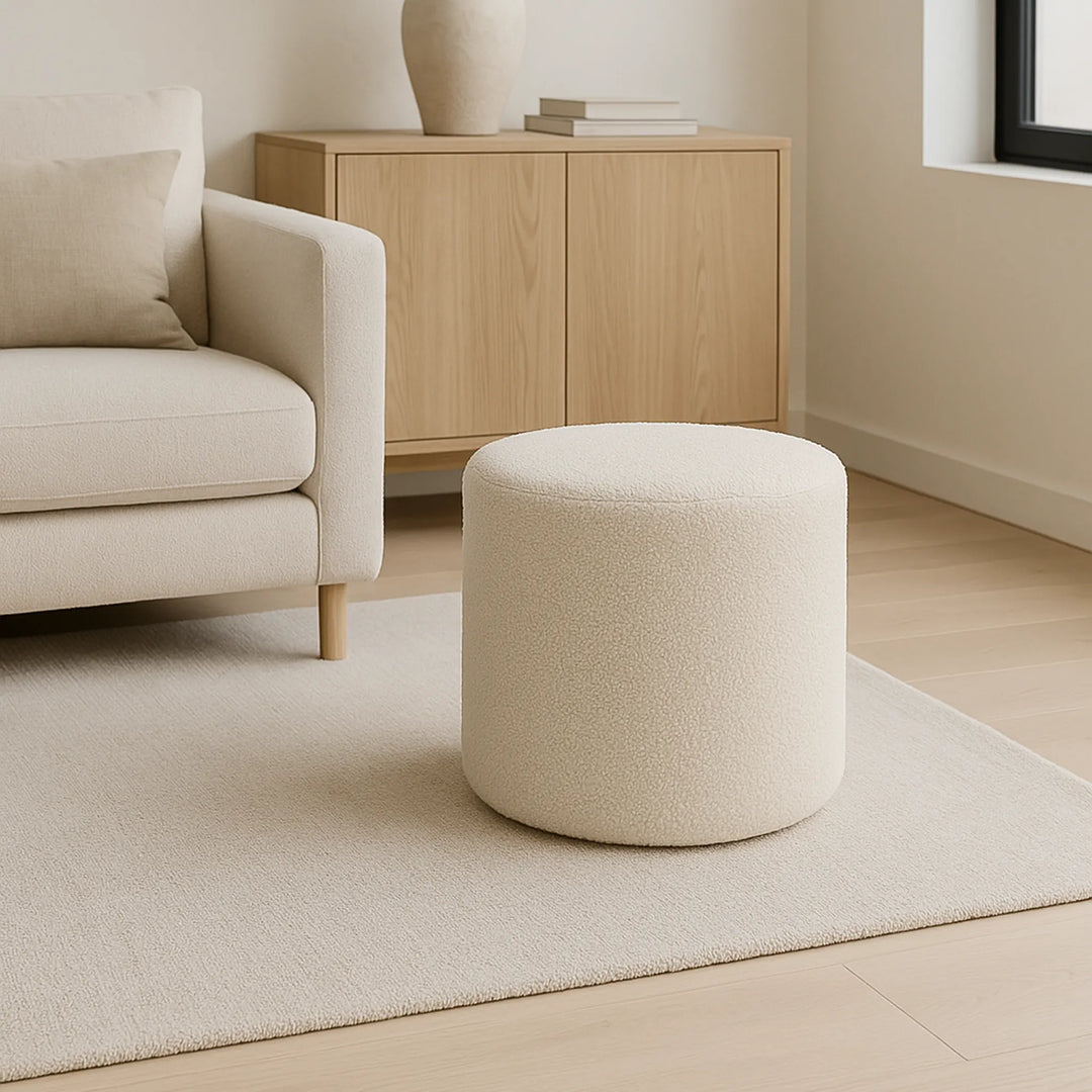 The Mimi Pouf in Boucle