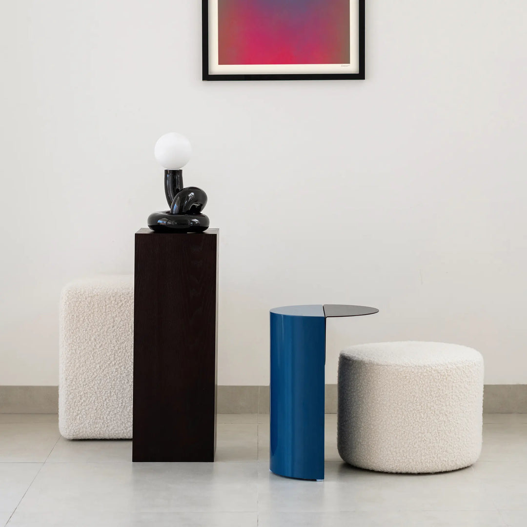 The Mimi Pouf in Boucle