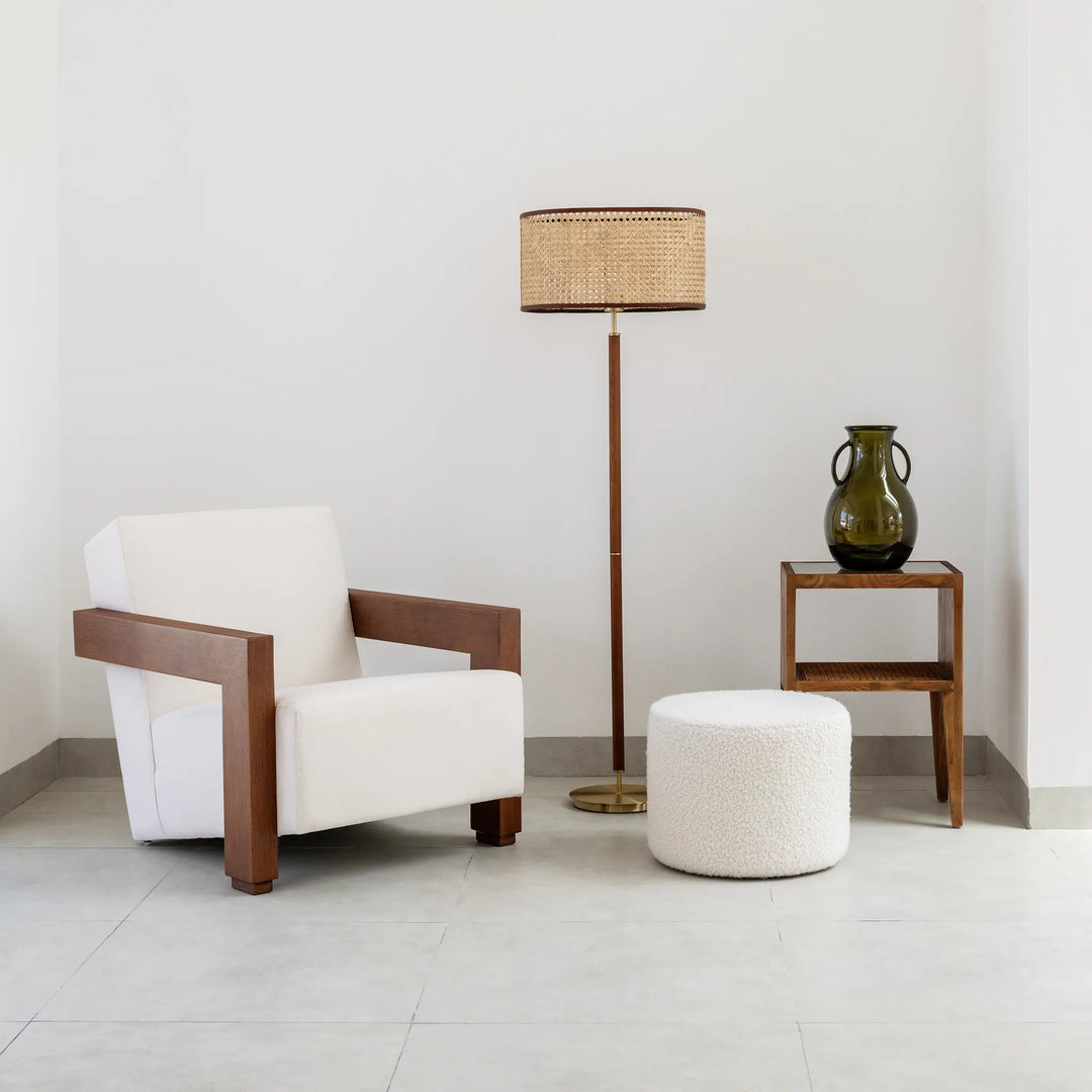 The Mimi Pouf in Boucle