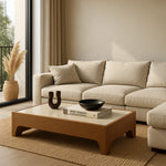 Load image into Gallery viewer, Lifestyle Images with The Noah Low Coffee Table in a cozy living room setting
