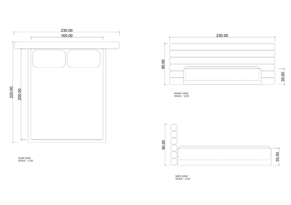 سرير جيميما كينج