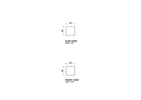 Ray Microplaster Cube