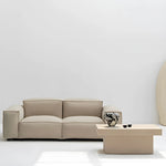 Load image into Gallery viewer, Outdoor Coffee Table with a stone effect, perfect for enjoying outdoor gatherings on the patio.
