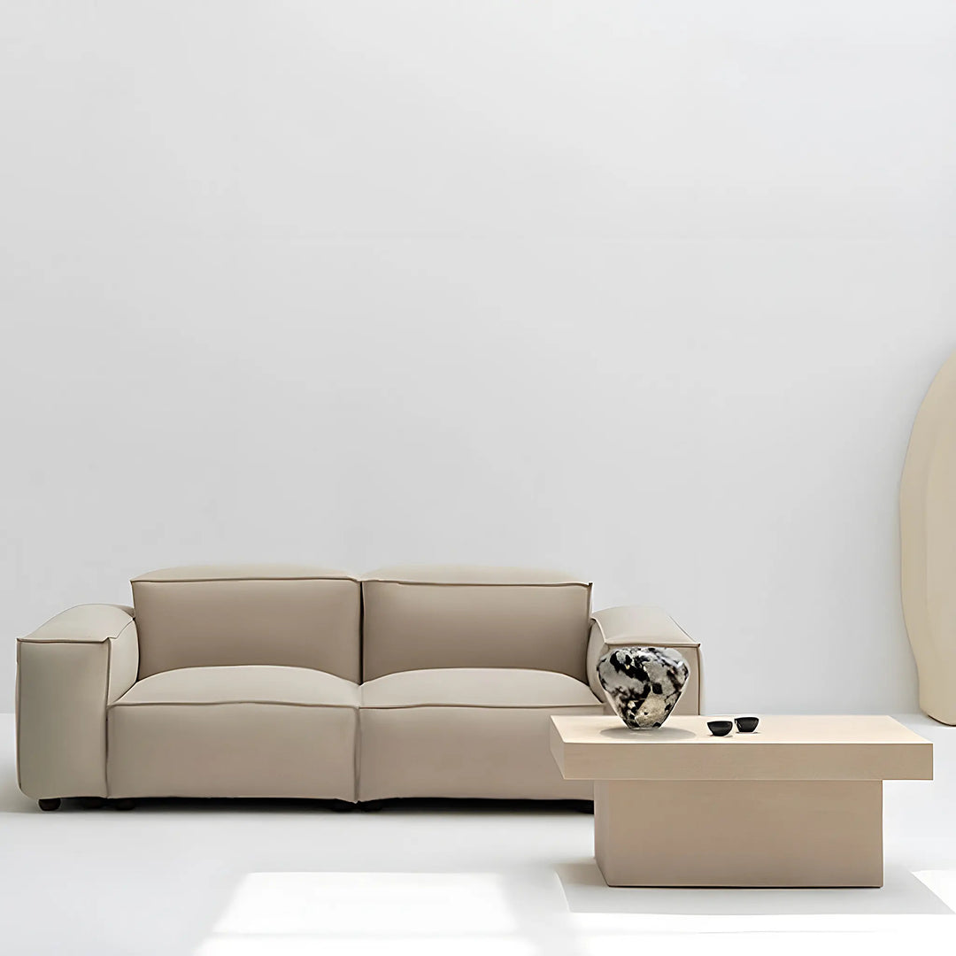 Outdoor Coffee Table with a stone effect, perfect for enjoying outdoor gatherings on the patio.