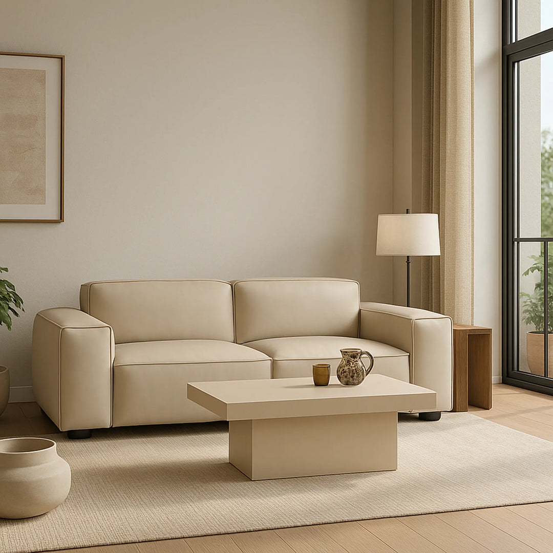 Enjoy the charm of a gray outdoor coffee table, perfect for sun-soaked patios and outdoor living rooms.