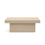 Stone Effect Outdoor Coffee Table with a sleek, modern design for stylish outdoor spaces.

