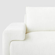 The Sylvia modern white sofa, a seamless blend of style and functionality for modern living.
