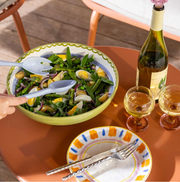 Boavista Salad Bowl Green - Decorative Porcelain Bowl