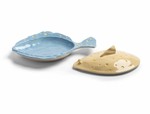 تحميل الصورة إلى عارض المعرض، Tureen Plaice - yellow and blue