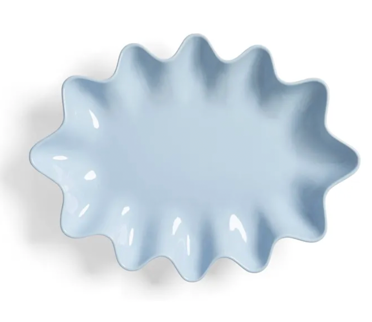 Bowl Sun Oval Ice Blue - Stonewear Bowl