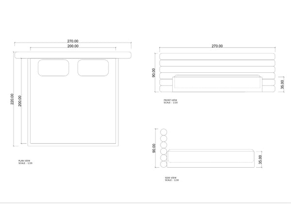 سرير جيميما سوبر كينج