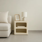 Load image into Gallery viewer, The Albert Bedside Table in Microplaster
