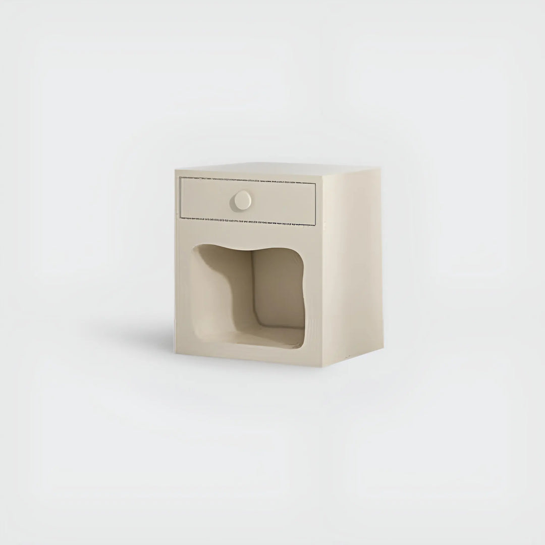 The Alphie Bedside Table in Microplaster