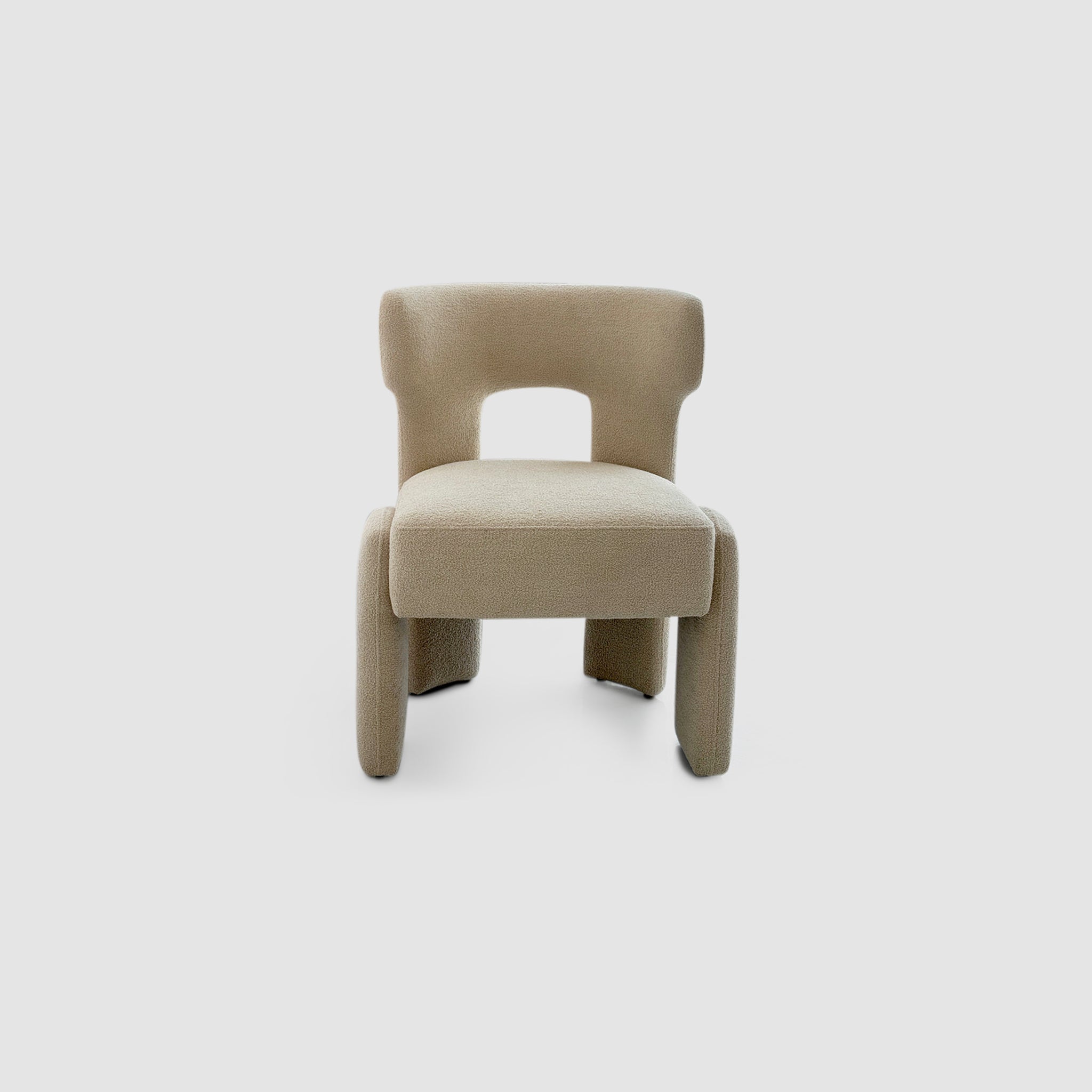 The Baloud Unique Accent Chair Frontview