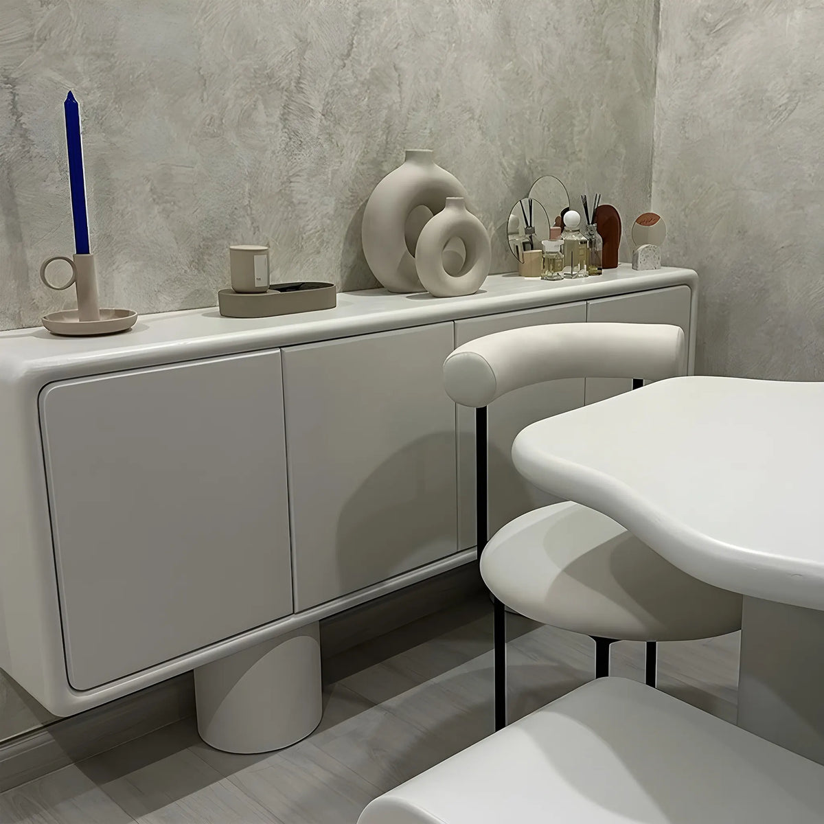 Shop The Barb Micro Plaster Side Board Cabinet | Klekktic