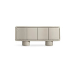 Load image into Gallery viewer, The Barb Microplaster sideboard cabinet, featuring a sleek and minimalist design for modern interiors.

