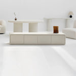 Load image into Gallery viewer, Compact TV unit low height, ideal for cozy apartments and modern homes.
