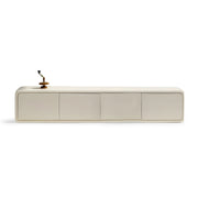 The Barb low TV unit with a minimalist design, perfect for modern living spaces.