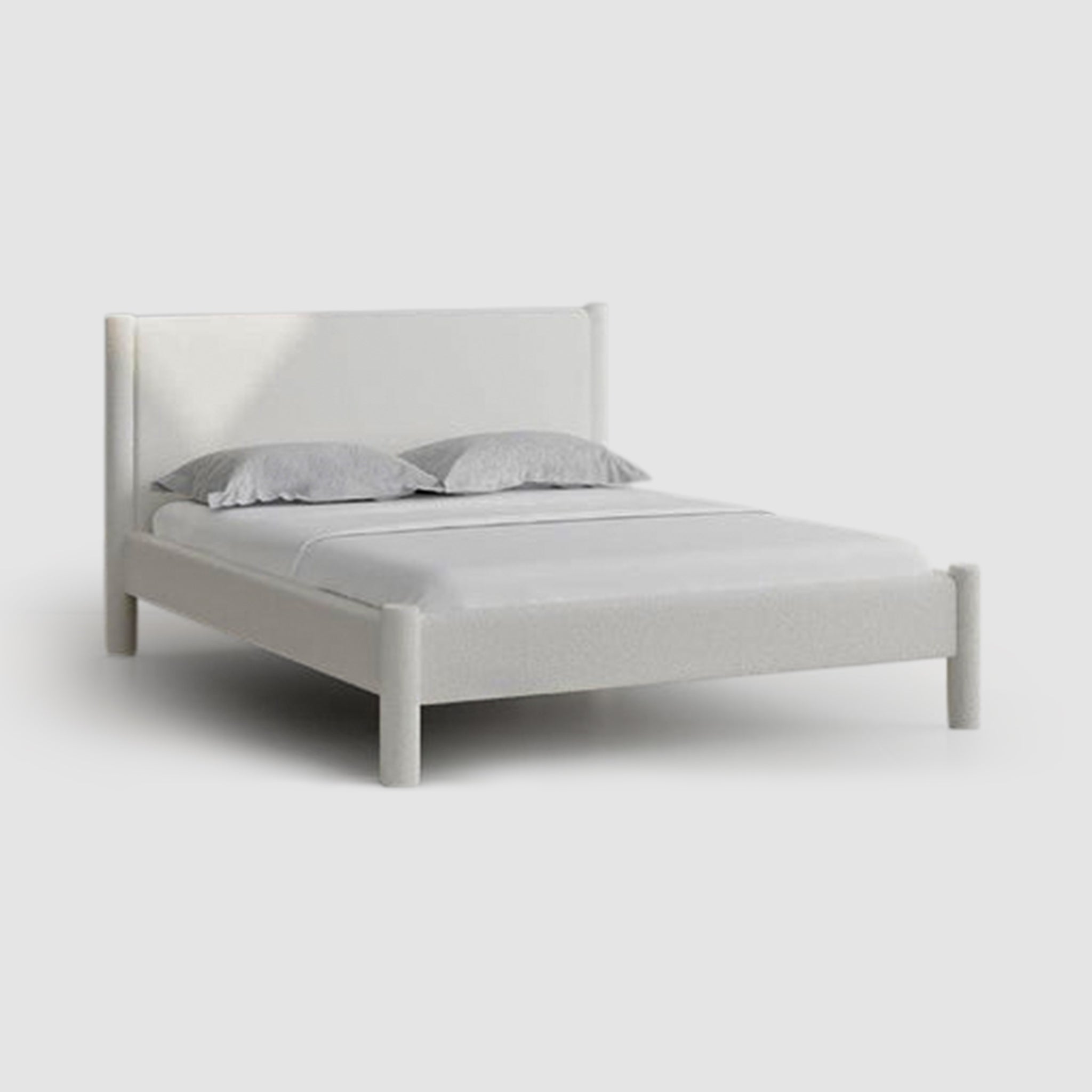 Elegant Carrie Bed with solid beech wood foundation, ideal for restful nights.