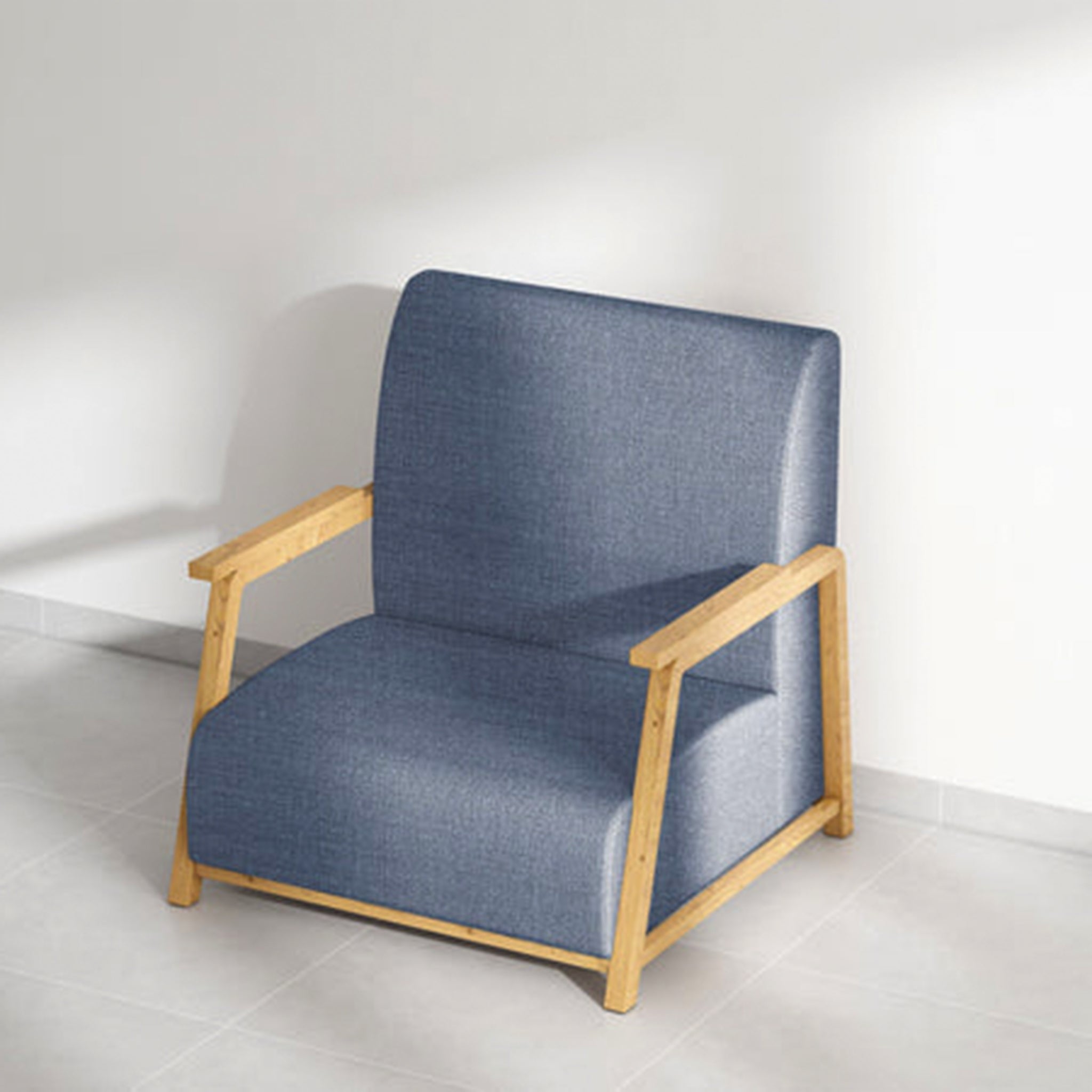 The Dixon Arm Accent Chair showcasing modern, simple design.