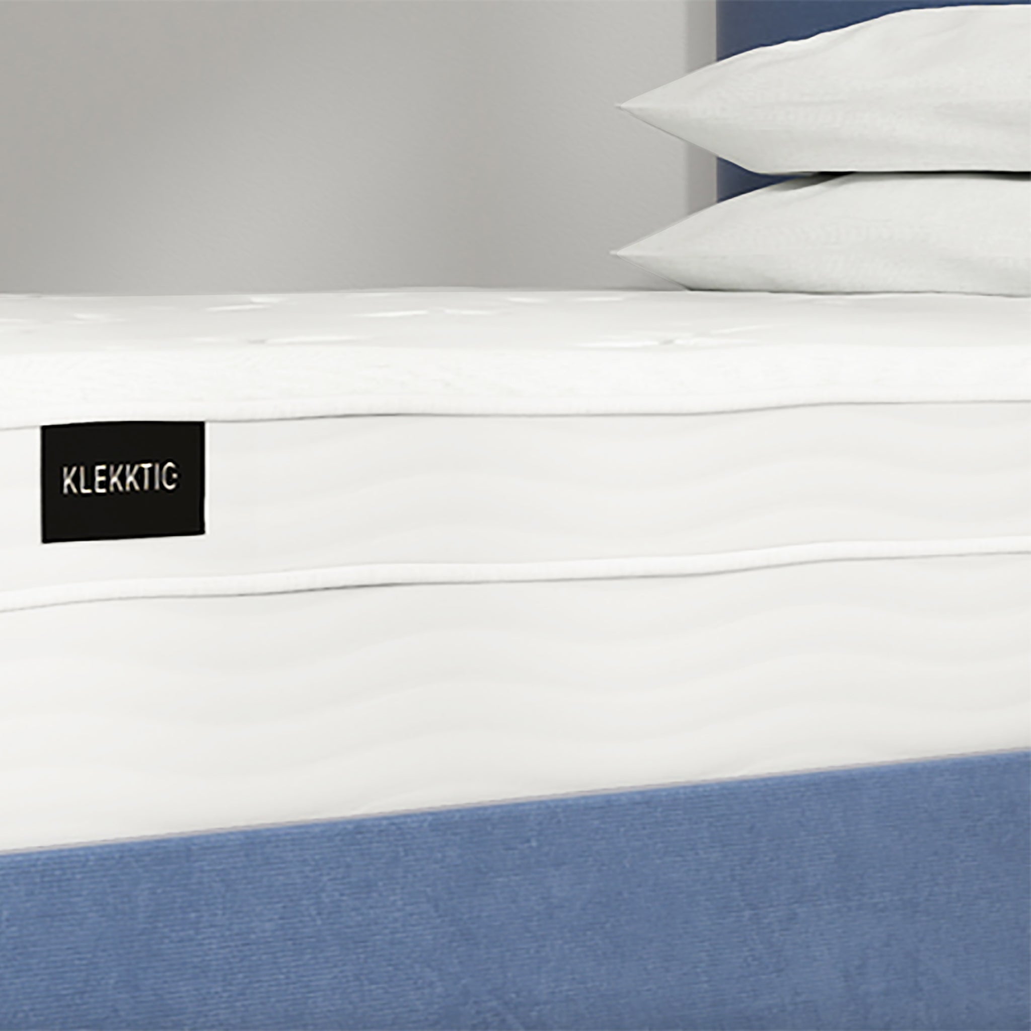 Plush, rolled EuroTop mattress with a white, knitted cover. The Douglas EuroTop Mattress offers pressure relief and 30cm of cloud-like comfort.