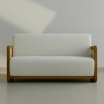 Load image into Gallery viewer, Small modern accent chairs like The Georgia, offering a minimalist design and compact seating for smaller living spaces.
