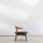 Load image into Gallery viewer, The Hyde Accent Chair Luxury Wood Frame and Soft Velvet Seating
