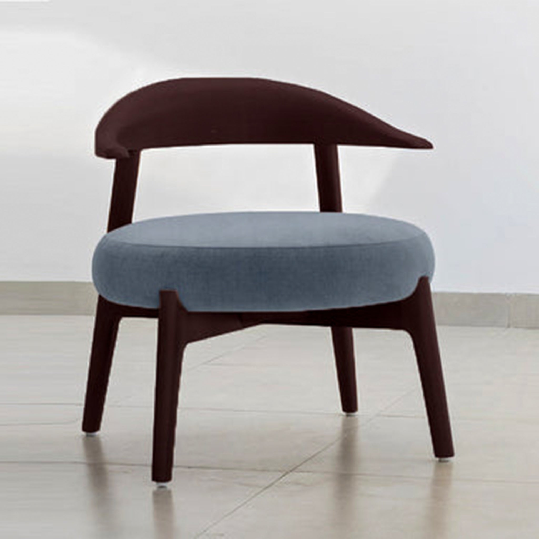 "The Hyde Wood Accent Chair with a sleek design and comfortable upholstery"