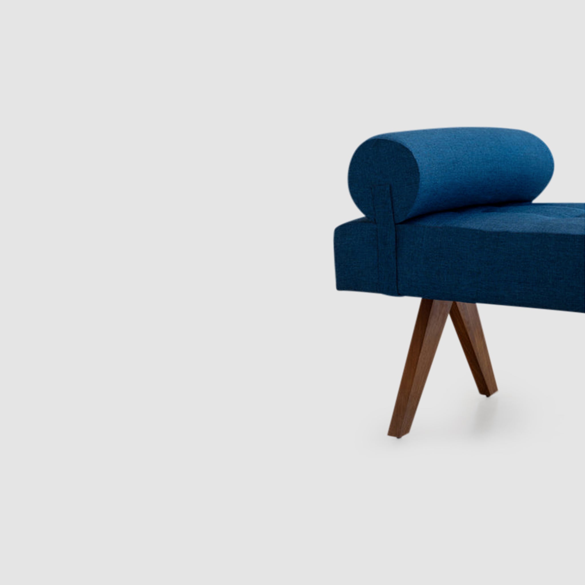 The Jack Daybed with deep blue upholstery